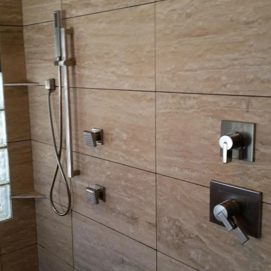 Shower fixture installation for Gas Line Repair in Krum